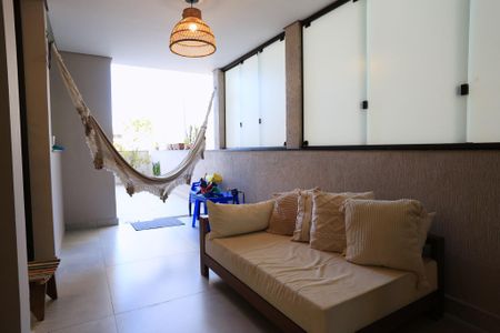 Varanda da Sala de apartamento à venda com 3 quartos, 185m² em Mangabeiras, Belo Horizonte