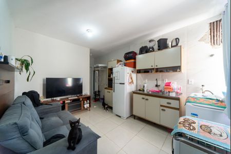 Sala/Cozinha de kitnet/studio para alugar com 1 quarto, 35m² em Jardim Algarve, Viamão