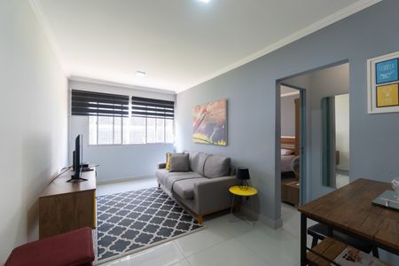 Sala de apartamento à venda com 1 quarto, 40m² em Bela Vista, São Paulo