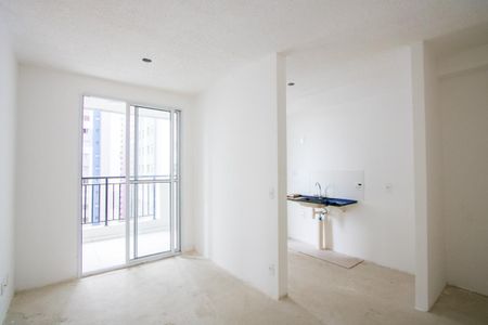Sala de apartamento à venda com 2 quartos, 42m² em Jardim, Santo André