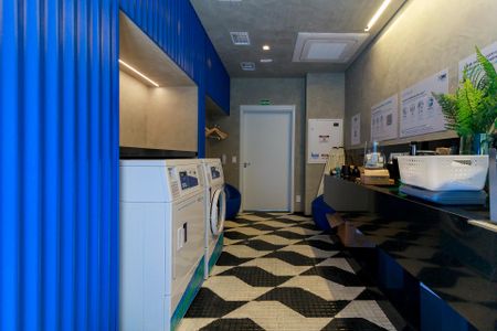 Studio para alugar com 29m², 1 quarto e sem vaga Studio para alugar com 29m², 1 quarto e sem vagaLavanderia