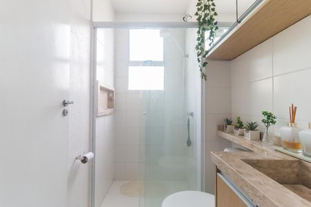Apartamento para alugar com 43m², 2 quartos e 1 vaga Apartamento para alugar com 43m², 2 quartos e 1 vagaBanheiro