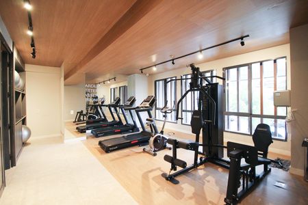 Studio para alugar com 28m², 1 quarto e sem vaga Studio para alugar com 28m², 1 quarto e sem vagaÁrea comum - Academia