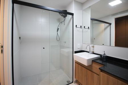 Studio para alugar com 28m², 1 quarto e sem vaga Studio para alugar com 28m², 1 quarto e sem vagaBanheiro