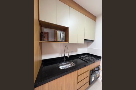 Cozinha de apartamento para alugar com 1 quarto, 30m² em Jardim Oriental, São Paulo