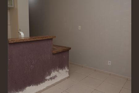 sala e cozinha de apartamento para alugar com 1 quarto, 37m² em Setor Negrão de Lima, Goiânia