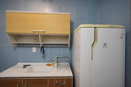 Cozinha de apartamento à venda com 1 quarto, 44m² em Cidade Baixa, Porto Alegre