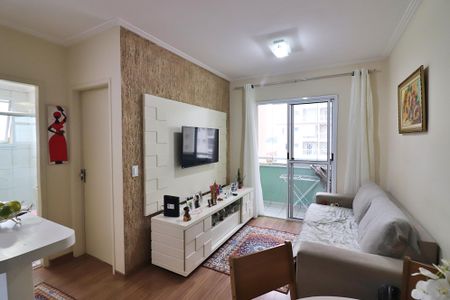 Sala  de apartamento à venda com 1 quarto, 50m² em Vila Goncalves, São Bernardo do Campo