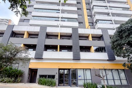 Studio para alugar com 28m², 1 quarto e sem vagaFachada - Plaquinha