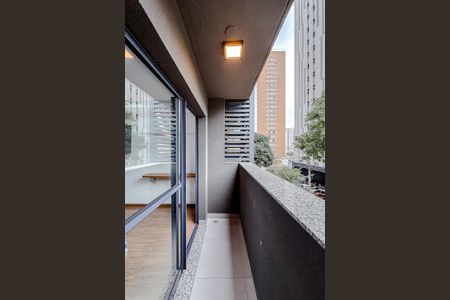 Studio para alugar com 28m², 1 quarto e sem vagaVaranda