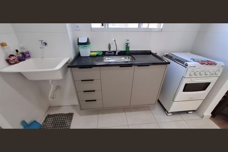 Apartamento para alugar com 44m², 2 quartos e 1 vagaCozinha e Área de Serviço