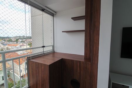 Varanda da Sala de apartamento para alugar com 2 quartos, 59m² em Vila São Silvestre, São Paulo