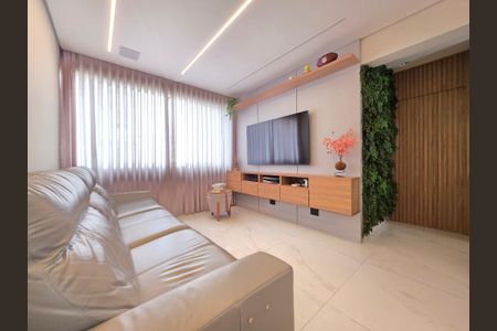 Sala  de apartamento à venda com 2 quartos, 85m² em Calafate, Belo Horizonte
