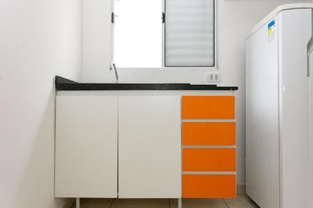 Cozinha de kitnet/studio para alugar com 1 quarto, 20m² em Tatuapé, São Paulo