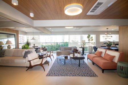 Sala de apartamento para alugar com 3 quartos, 213m² em Santo Amaro, São Paulo