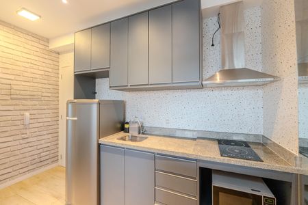 Studio para alugar com 27m², 1 quarto e sem vaga Studio para alugar com 27m², 1 quarto e sem vagaCozinha