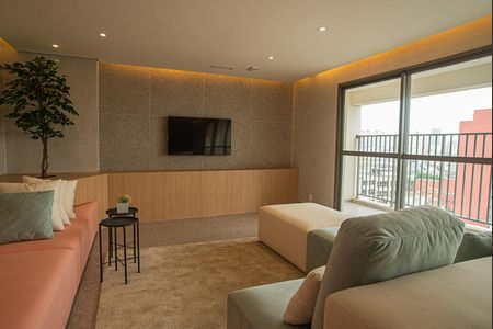 Studio para alugar com 27m², 1 quarto e sem vaga Studio para alugar com 27m², 1 quarto e sem vagaÁrea comum - Salão de festas