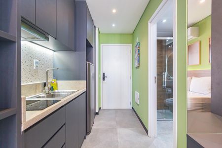 Studio para alugar com 26m², 1 quarto e sem vagaCozinha