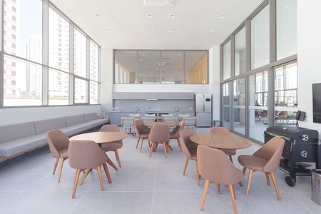 Studio para alugar com 26m², 1 quarto e sem vagaSalão de Festas