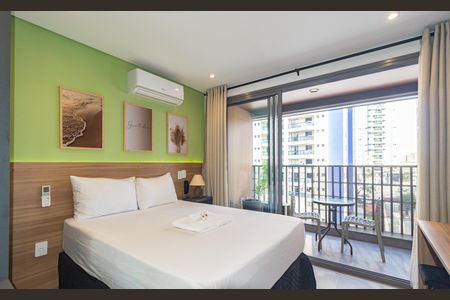 Studio para alugar com 26m², 1 quarto e sem vagaQuarto 