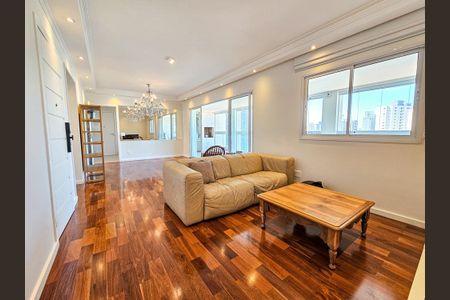 Sala de apartamento para alugar com 3 quartos, 140m² em Santo Amaro, São Paulo