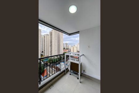 Varanda da Sala de apartamento para alugar com 2 quartos, 45m² em Belenzinho, São Paulo