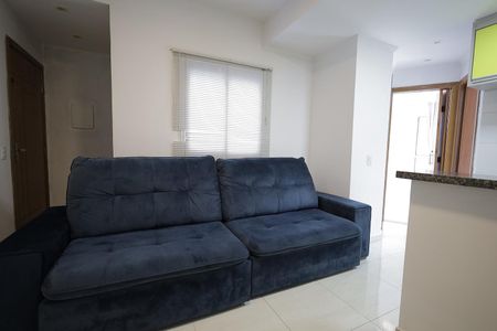 Sala de apartamento para alugar com 2 quartos, 83m² em Jardim Cristiane, Santo André