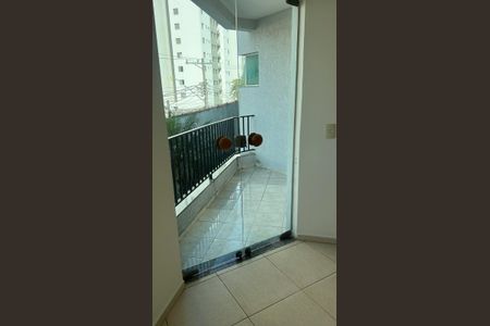 Varanda da Suíte de apartamento à venda com 3 quartos, 75m² em Vila Valparaíso, Santo André
