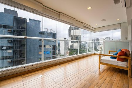 Varanda de apartamento à venda com 1 quarto, 58m² em Pinheiros, São Paulo
