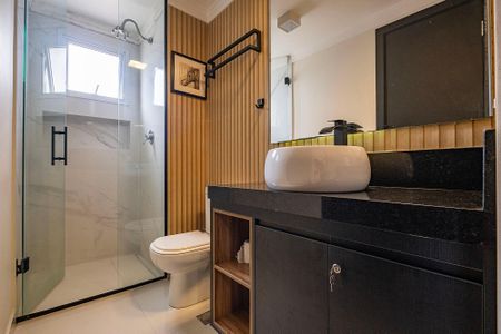 Apartamento à venda com 58m², 1 quarto e 1 vagaBanheiro