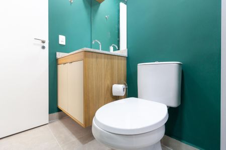 Apartamento para alugar com 26m², 1 quarto e sem vagaBanheiro da Suíte