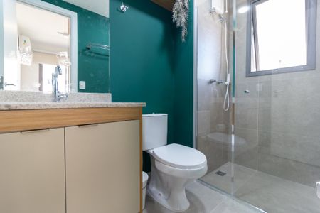 Apartamento para alugar com 26m², 1 quarto e sem vagaBanheiro da Suíte