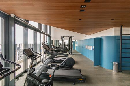 Studio para alugar com 19m², 1 quarto e sem vaga Studio para alugar com 19m², 1 quarto e sem vagaÁrea comum - Academia