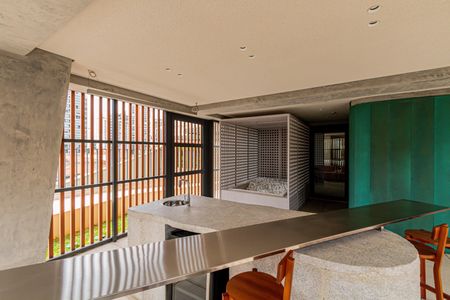 Studio para alugar com 19m², 1 quarto e sem vaga Studio para alugar com 19m², 1 quarto e sem vagaÁrea comum - Bar piscina
