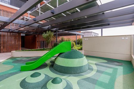 Studio para alugar com 19m², 1 quarto e sem vaga Studio para alugar com 19m², 1 quarto e sem vagaÁrea comum - Playground