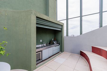 Studio para alugar com 19m², 1 quarto e sem vaga Studio para alugar com 19m², 1 quarto e sem vagaÁrea comum - Churrasqueira