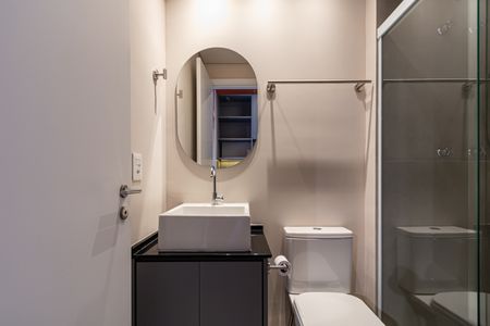 Studio para alugar com 19m², 1 quarto e sem vaga Studio para alugar com 19m², 1 quarto e sem vagaStudio - Banheiro