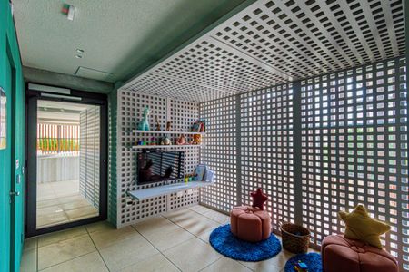 Studio para alugar com 19m², 1 quarto e sem vaga Studio para alugar com 19m², 1 quarto e sem vagaÁrea comum - Brinquedoteca