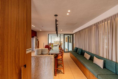 Studio para alugar com 19m², 1 quarto e sem vaga Studio para alugar com 19m², 1 quarto e sem vagaÁrea comum - Salão de festas