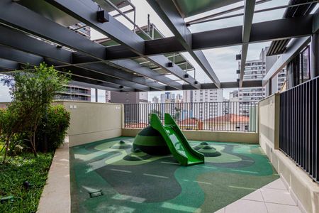 Studio para alugar com 19m², 1 quarto e sem vaga Studio para alugar com 19m², 1 quarto e sem vagaÁrea comum - Playground
