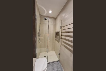 Banheiro de apartamento para alugar com 1 quarto, 33m² em Jardim das Acacias, São Paulo