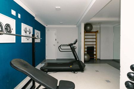 Apartamento para alugar com 28m², 1 quarto e sem vaga Apartamento para alugar com 28m², 1 quarto e sem vagaÁrea comum - Academia