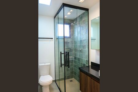 Casa de condomínio para alugar com 107m², 2 quartos e 2 vagasBanheiro