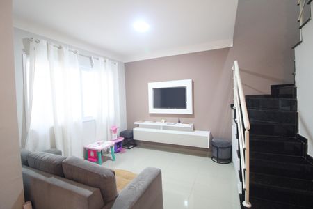 Sala de casa de condomínio à venda com 3 quartos, 70m² em Vila Campo Grande, São Paulo