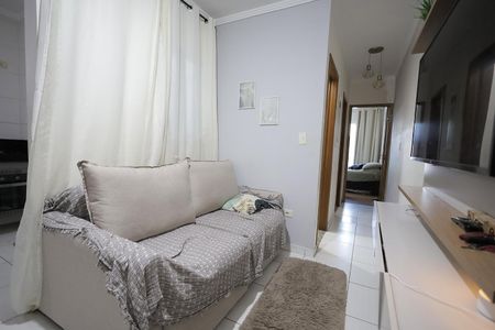 Sala de apartamento à venda com 2 quartos, 56m² em Vila Tibiriçá, Santo André