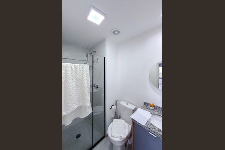 Studio para alugar com 31m², 1 quarto e sem vagaBanheiro da Suíte