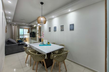 Sala de apartamento para alugar com 3 quartos, 88m² em Guilhermina, Praia Grande