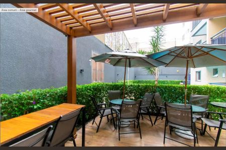 Área comum de kitnet/studio para alugar com 1 quarto, 28m² em Liberdade, São Paulo