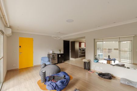 Sala de apartamento para alugar com 2 quartos, 90m² em Indianópolis, São Paulo