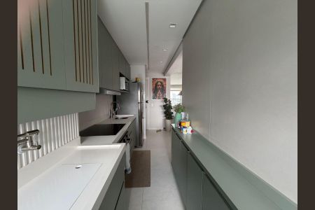 Cozinha de apartamento à venda com 2 quartos, 64m² em Jardim Independência (São Paulo), São Paulo